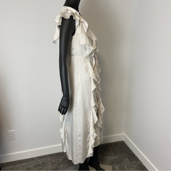 Victoria’s Secret Polka Dot Ruffle Slip Dress & Kimono Set Satin Loungewear Rare - Picture 3 of 14